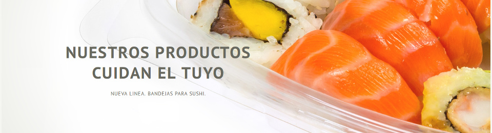 Nueva línea de bandejas para sushi